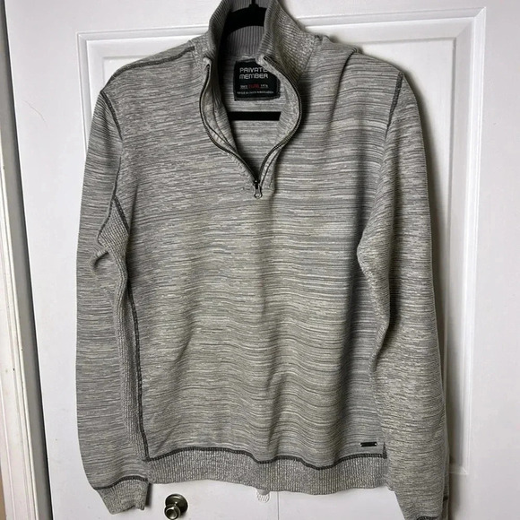 3/4 zip sweater,men XL, 100 cotton ,gorpcore,cabin core,yellowstone,casual - Picture 5 of 13